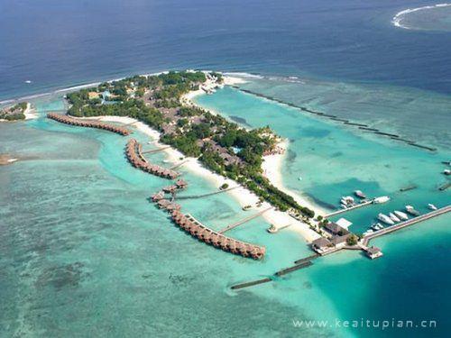 好看一个蓝色的海洋天堂适合人们去游玩图片