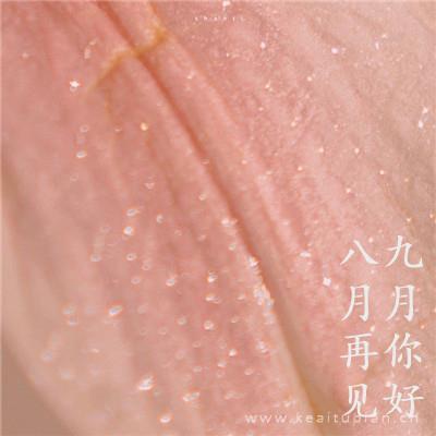 美丽八月再见九月你好带字 带着幸运去迎接温柔的九月图片