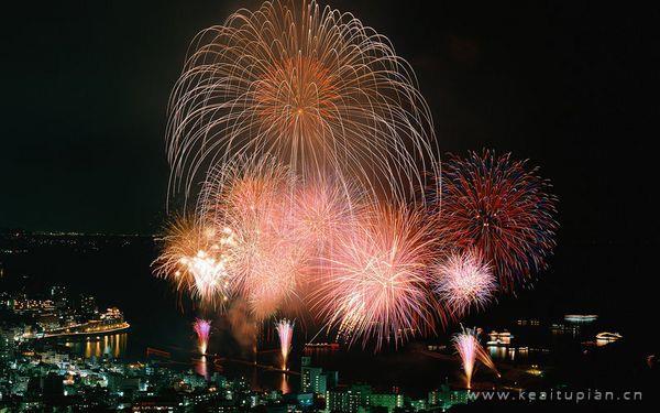 好看烟花那属于它转眼即逝的美丽图片