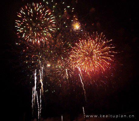 好看烟花那属于它转眼即逝的美丽图片