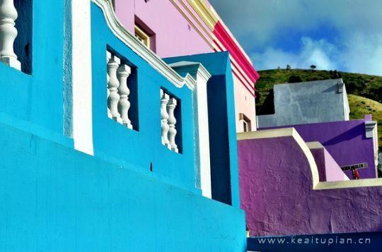 好看的五彩缤纷的房子犹如我们曾经编制的梦想图片