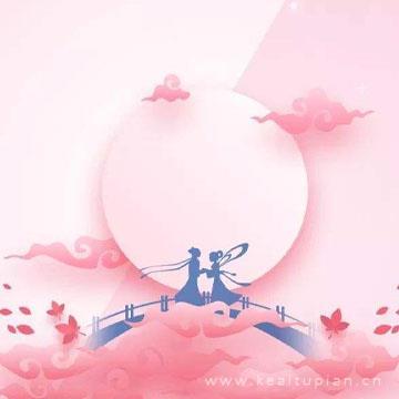 七夕鹊桥背景，牛郎织女鹊桥最美图片