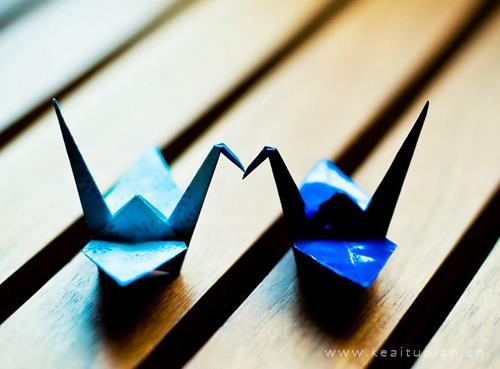 好看的的千纸鹤加强我对你的思念图片