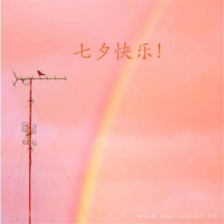 七夕快乐的唯美浪漫壁纸图片