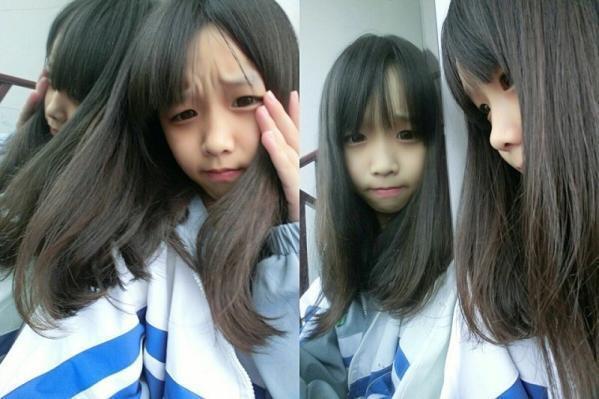 清纯可人的校园少女可爱唯美自拍图片