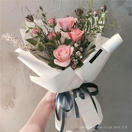 最新超好看的花束大全 小清新的花束朋友圈背景图图片