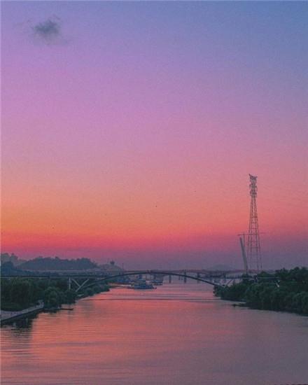 超美落日夕阳风景微信聊天背景壁纸图片