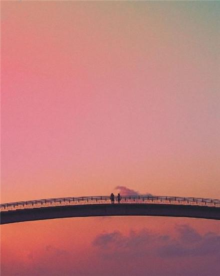 超美落日夕阳风景微信聊天背景壁纸图片