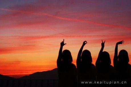 漂亮用不同的视角展示夕阳不一样的美图片