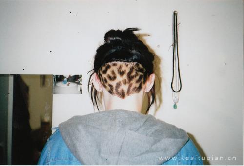 于兵荒马乱的年代中穿豹纹缓慢前行图片