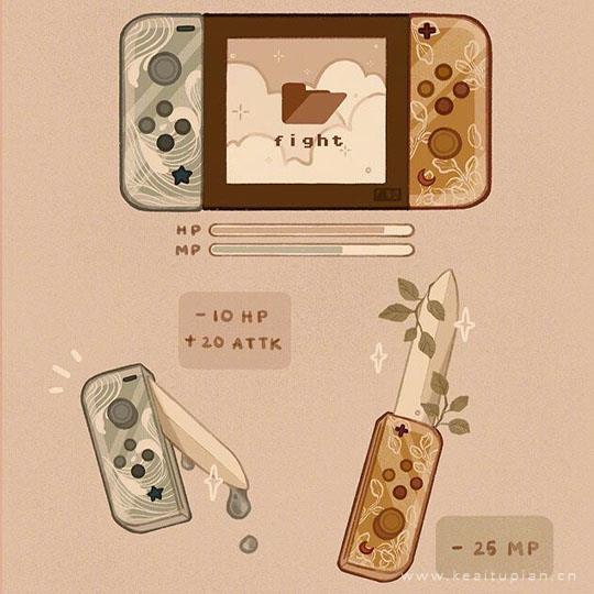 好看的奶茶色治愈系插画，温暖治愈系清新小插画适合做头像图片