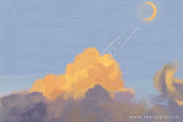 好看手绘风景油画，风景小清新油画图片