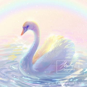 最新手绘高光彩色可做头像，梦幻画风神仙下凡也不过如此图片