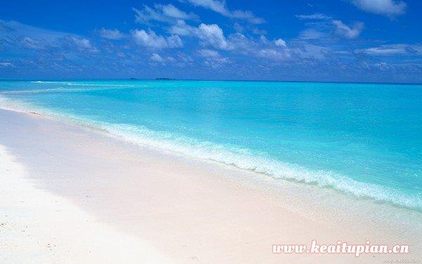 马尔代夫度假胜地唯美高清风景壁纸图片