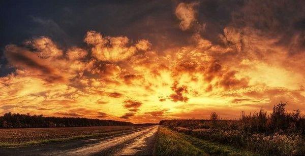 唯美匈牙利的天空让我心醉图片