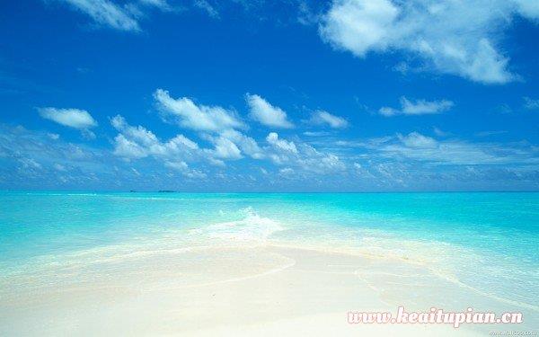 漂亮爱上马尔代夫的蓝色图片