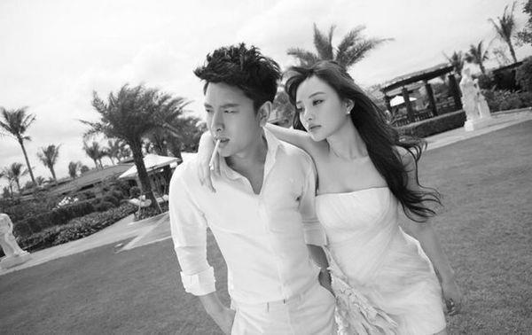 唯美俊男靓女婚纱在你身上如此美丽图片