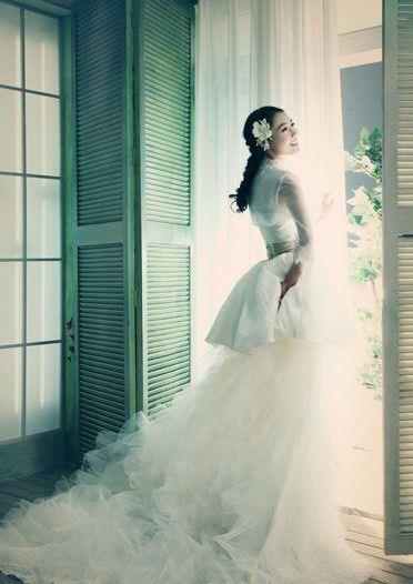 最新那婚纱仿佛生来为你而在图片