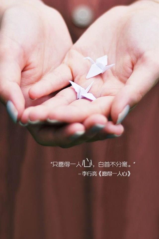 原来我并不是那么坚强唯美歌词手机壁纸图片