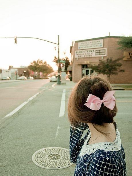 唯美恰好美丽的你配上恰好美丽的蝴蝶结图片