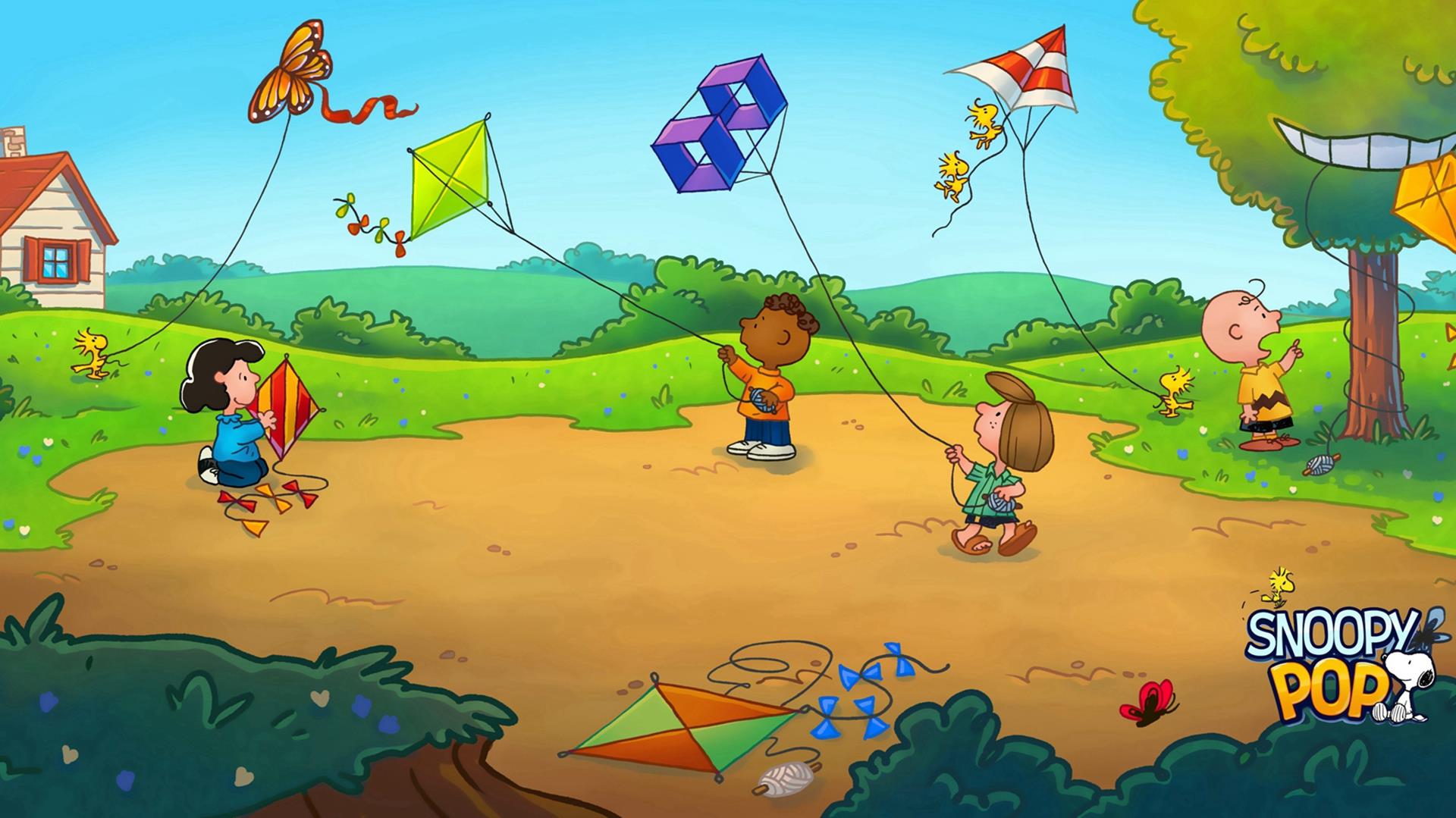 唯美萌系卡通史努比高清图片桌面壁纸