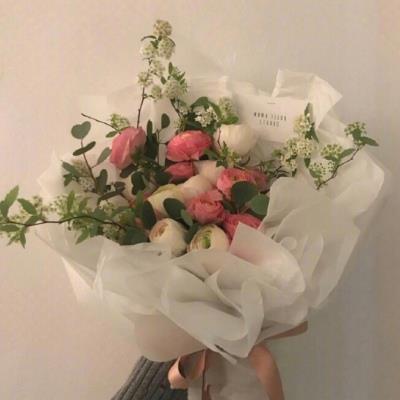 唯美好看的小清新包装花束图片
