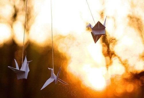 好看图片千纸鹤手工折纸