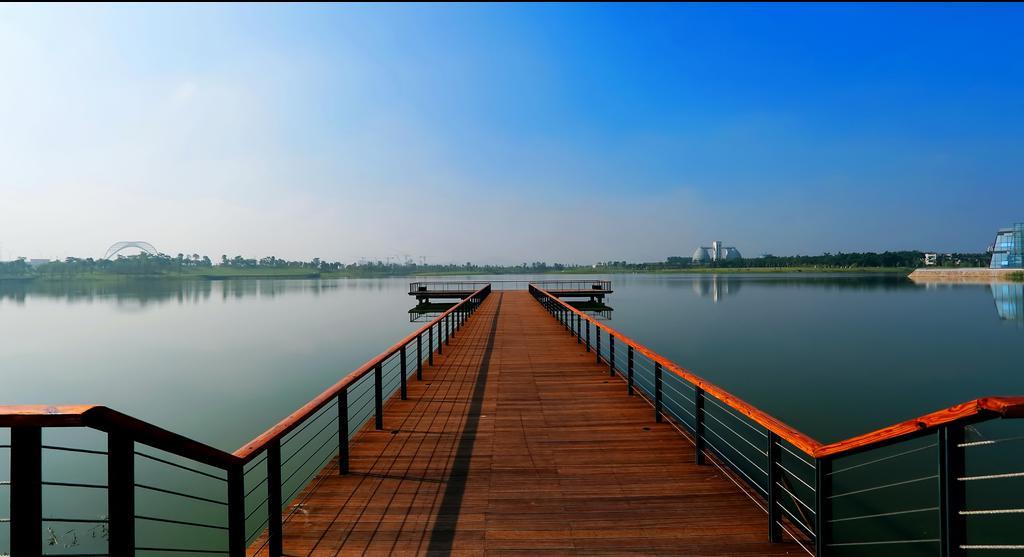 漂亮的早安清新碧湖图片