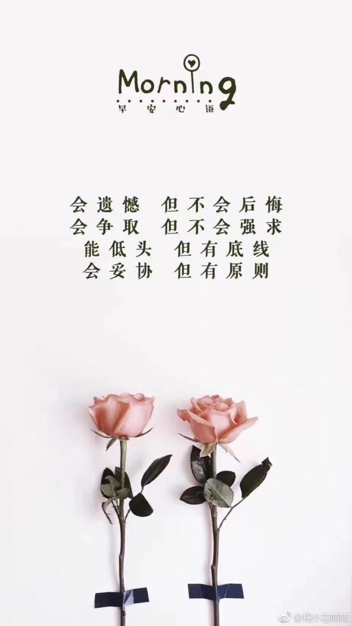嗨！早安的唯美心情手机壁纸图片大全