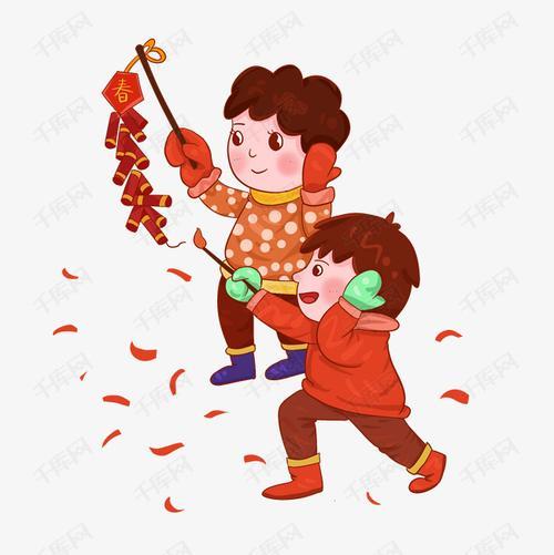 春节图片卡通 春节卡通画图片大全