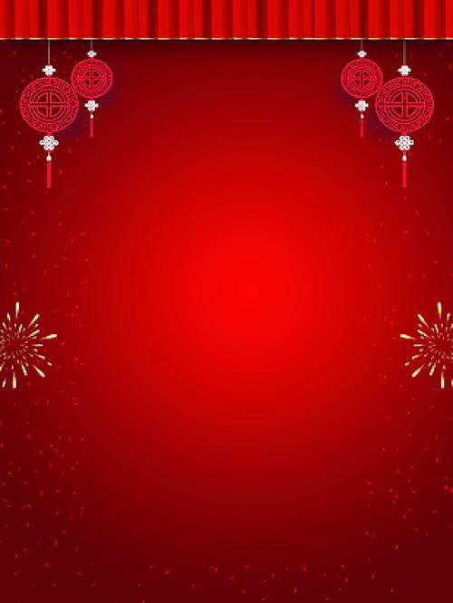 过年背景图片 过年啦背景图片