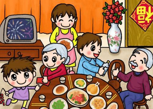 春节图画作品 春节图片图画