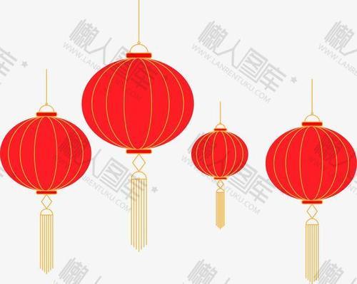 春节灯笼图片 过新年灯笼图片