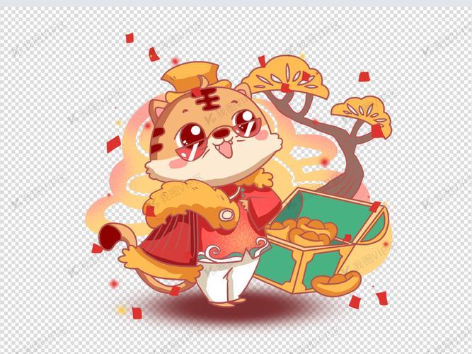 过年老虎图片 喜庆老虎图片