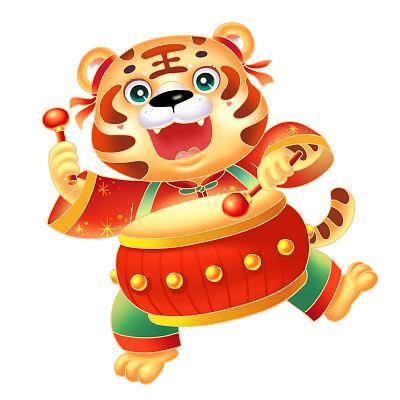 过年老虎图片 喜庆老虎图片