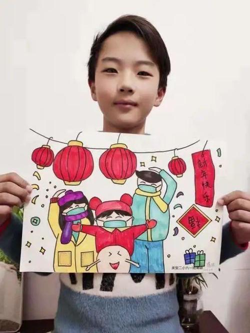 春节画画图片 春节画画图片大全简单又漂亮视频