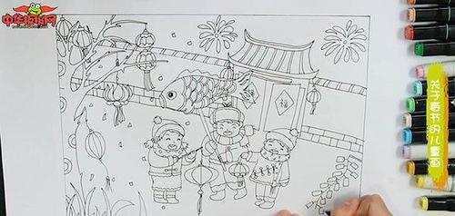 春节画画图片 春节画画图片大全简单又漂亮视频