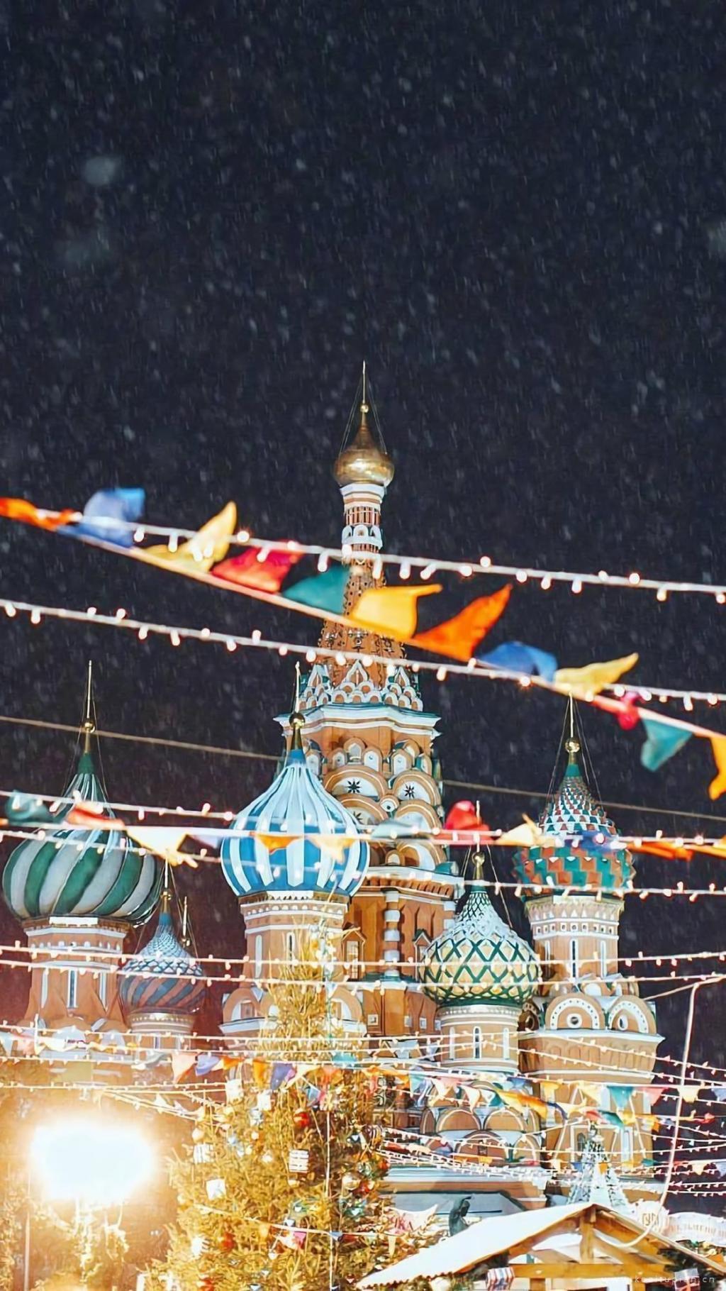 迪士尼城堡里的平安夜唯美浪漫2021桌面壁纸图片