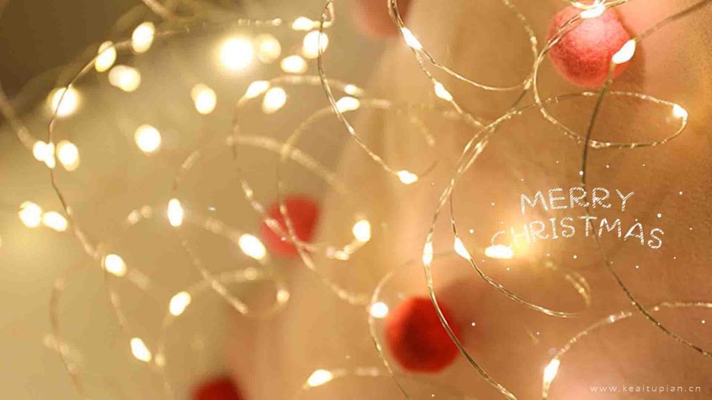 2021圣诞节平安夜的灯光精选唯美意境桌面图片