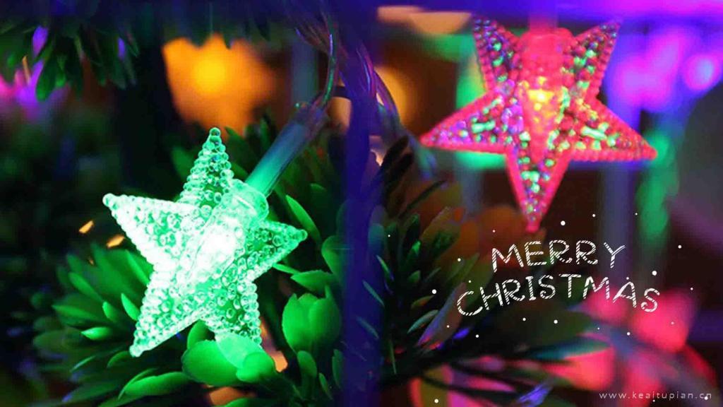 2021圣诞节平安夜的灯光精选唯美意境桌面图片