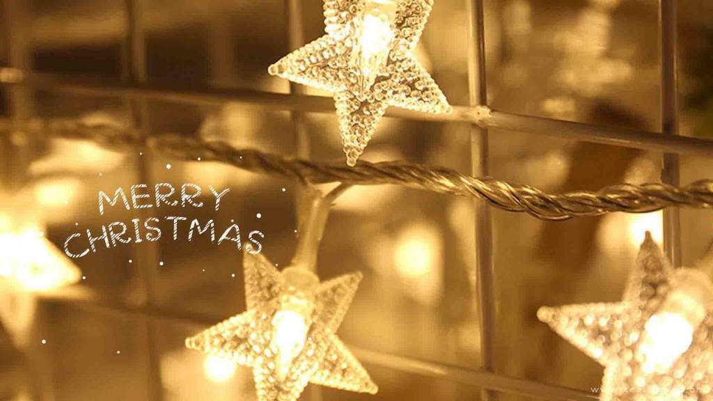 2021圣诞节平安夜的灯光精选唯美意境桌面图片