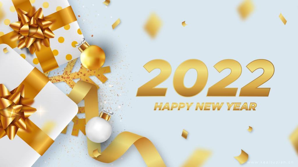 2022创意字体节日壁纸图片