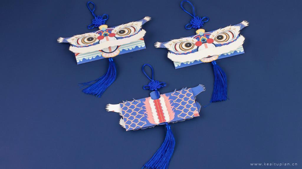 2021最新好看的舞狮红包高清图片大全