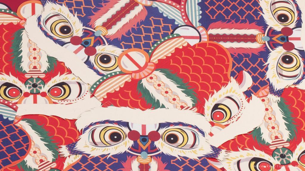 2021最新好看的舞狮红包高清图片大全