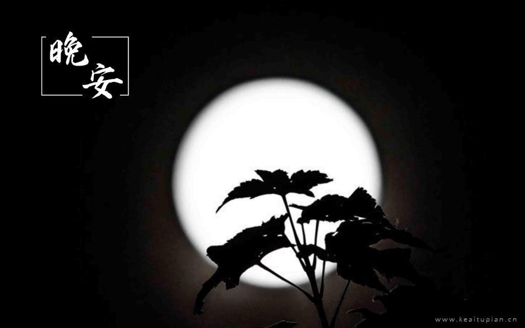 晚安唯美月亮电脑桌面壁纸图片大全