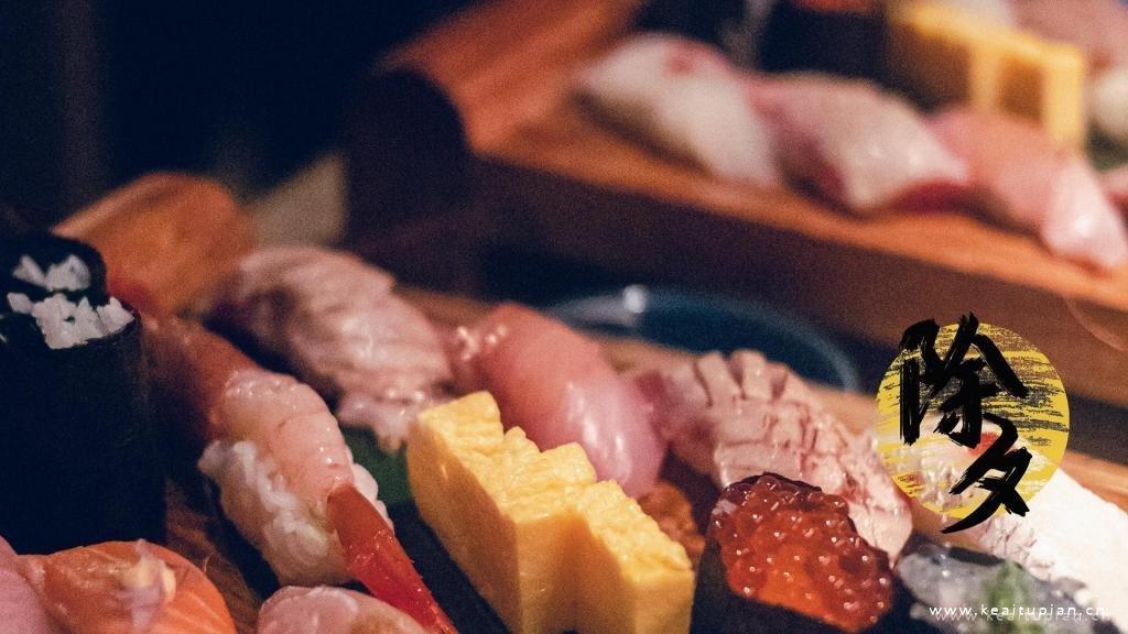 除夕夜超美味可口寿司高清桌面壁纸图片