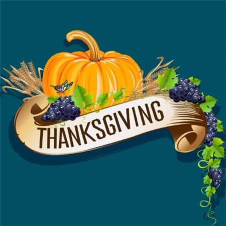 感恩节带字唯美图片