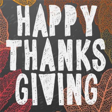 感恩节带字唯美图片