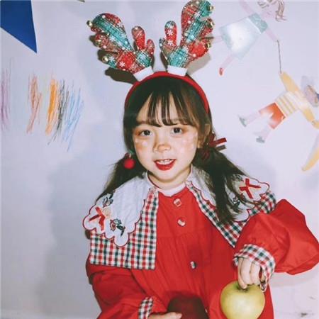 女生圣诞节图片大全