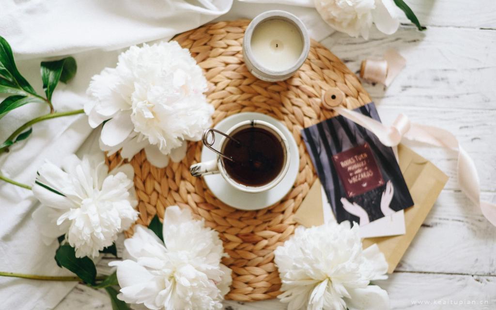 好心情下午茶治愈花束悠闲唯美图片大全